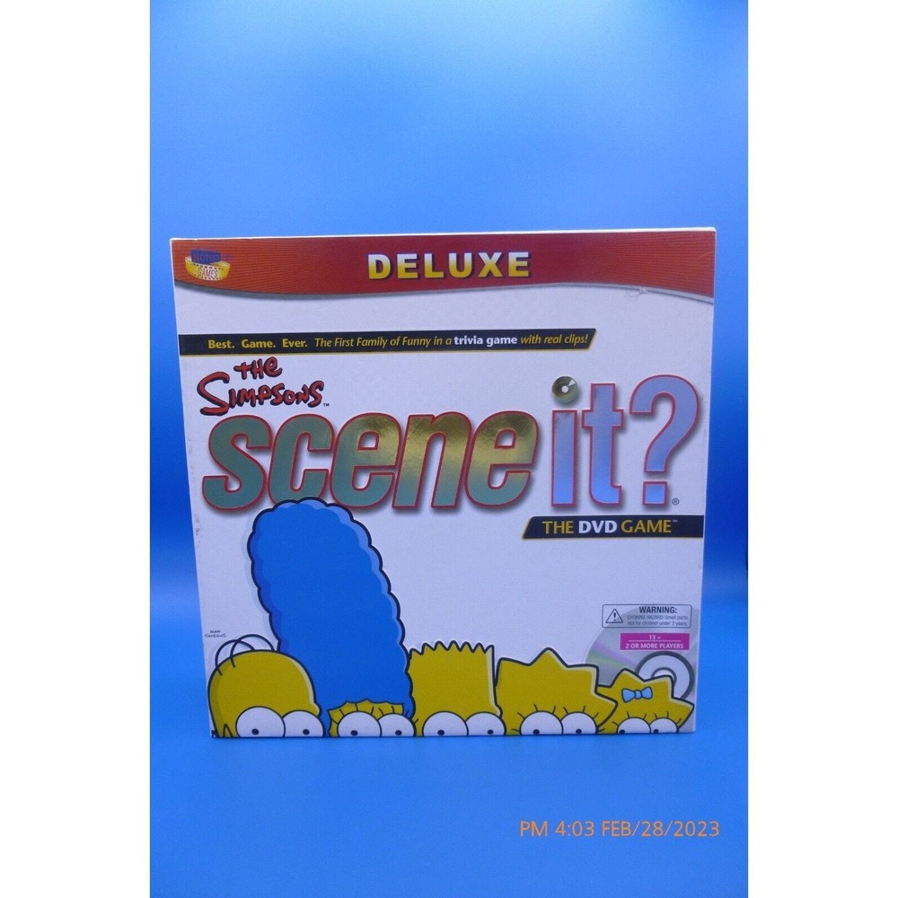 The Simpsons Scene It? The DVD Board Game 2009 Deluxe Edition 100% Complete